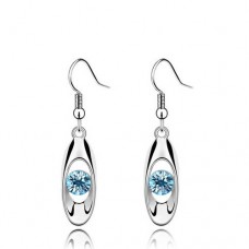 trendy crystal earrings